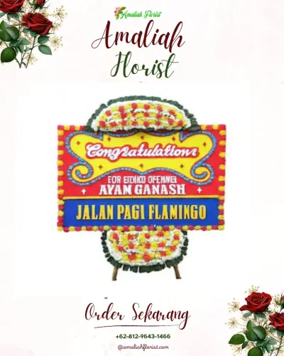 Bunga Papan Congratulation di Lette